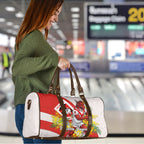 St George Illawarra Dragons Travel Bag Golden Wattle Floral Polynesian - Australian Flower - Rugby Mascot