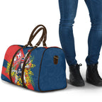Sydney Roosters Travel Bag Golden Wattle Floral Polynesian - Australian Flower - Rugby Mascot