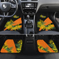 Wests Tigers Car Mats Golden Wattle Floral Polynesian - Australian Flower - Rugby Mascot