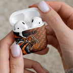 Personalised Greater Western Sydney Giants AirPods Case Trippy Psychedelic Abstract Art Mascot Football Fans