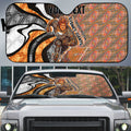 Personalised Greater Western Sydney Giants Auto Sun Shade Trippy Psychedelic Abstract Art Mascot Football Fans