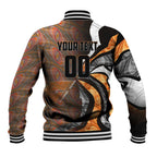 Personalised Greater Western Sydney Giants Baseball Jacket Trippy Psychedelic Abstract Art Mascot Football Fans