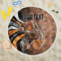 Personalised Greater Western Sydney Giants Beach Blanket Trippy Psychedelic Abstract Art Mascot Football Fans