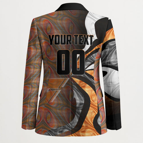 Personalised Greater Western Sydney Giants Blazer Trippy Psychedelic Abstract Art Mascot Football Fans