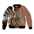 Personalised Greater Western Sydney Giants Bomber Jacket Trippy Psychedelic Abstract Art Mascot Football Fans