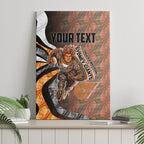 Personalised Greater Western Sydney Giants Canvas Wall Art Trippy Psychedelic Abstract Art Mascot Football Fans