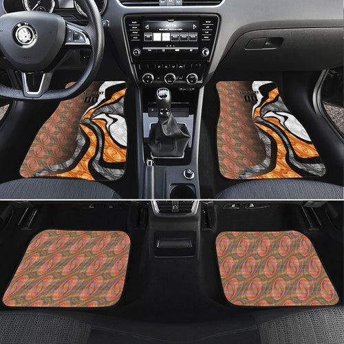 Personalised Greater Western Sydney Giants Car Mats Trippy Psychedelic Abstract Art Mascot Football Fans