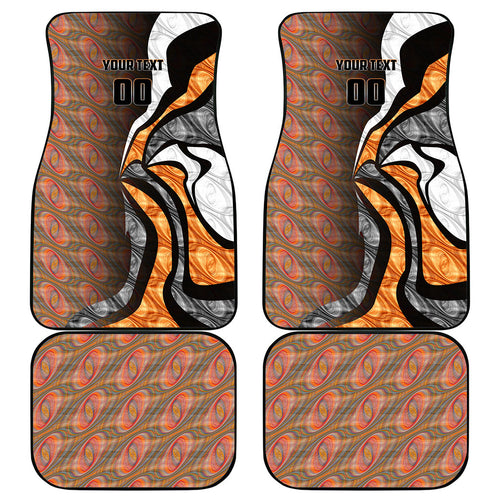 Personalised Greater Western Sydney Giants Car Mats Trippy Psychedelic Abstract Art Mascot Football Fans