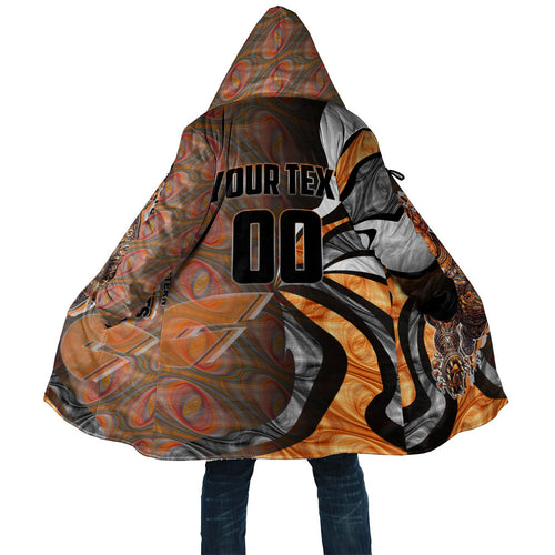Personalised Greater Western Sydney Giants Cloak Trippy Psychedelic Abstract Art Mascot Football Fans