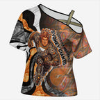 Personalised Greater Western Sydney Giants Cross Shoulder Shirt Trippy Psychedelic Abstract Art Mascot Football Fans