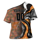 Personalised Greater Western Sydney Giants Cross Shoulder Shirt Trippy Psychedelic Abstract Art Mascot Football Fans
