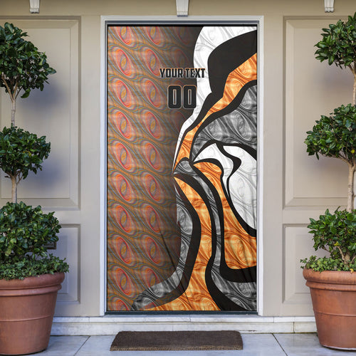 Personalised Greater Western Sydney Giants Door Cover Trippy Psychedelic Abstract Art Mascot Football Fans