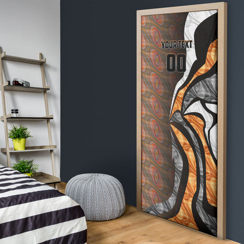 Personalised Greater Western Sydney Giants Door Cover Trippy Psychedelic Abstract Art Mascot Football Fans