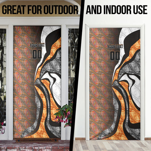 Personalised Greater Western Sydney Giants Door Cover Trippy Psychedelic Abstract Art Mascot Football Fans