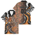 Personalised Greater Western Sydney Giants Family Matching Summer Maxi Dress and Hawaiian Shirt Trippy Psychedelic Abstract Art Mascot Football Fans