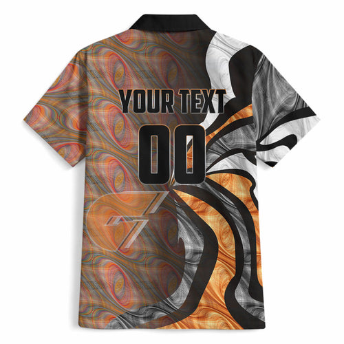 Personalised Greater Western Sydney Giants Hawaiian Shirt Trippy Psychedelic Abstract Art Mascot Football Fans