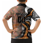Personalised Greater Western Sydney Giants Hawaiian Shirt Trippy Psychedelic Abstract Art Mascot Football Fans