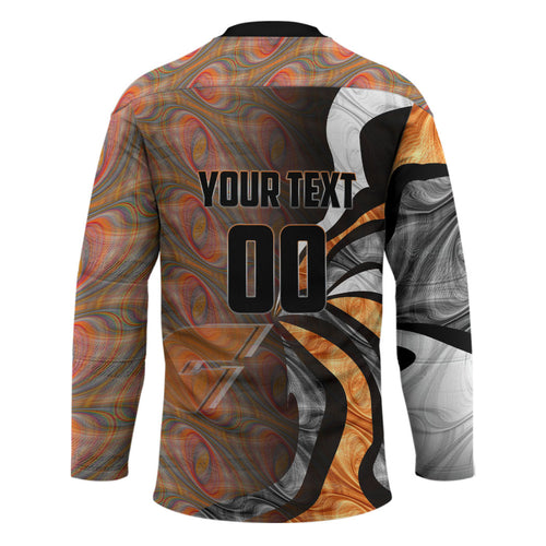 Personalised Greater Western Sydney Giants Hockey Jersey Trippy Psychedelic Abstract Art Mascot Football Fans