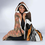 Personalised Greater Western Sydney Giants Hooded Blanket Trippy Psychedelic Abstract Art Mascot Football Fans