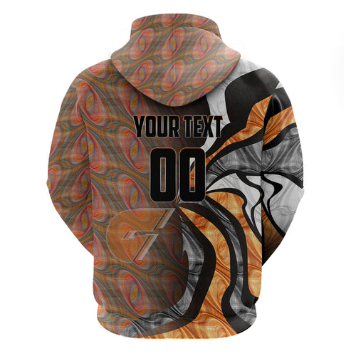 Personalised Greater Western Sydney Giants Hoodie Trippy Psychedelic Abstract Art Mascot Football Fans