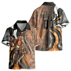 Personalised Greater Western Sydney Giants Kid Hawaiian Shirt Trippy Psychedelic Abstract Art Mascot Football Fans
