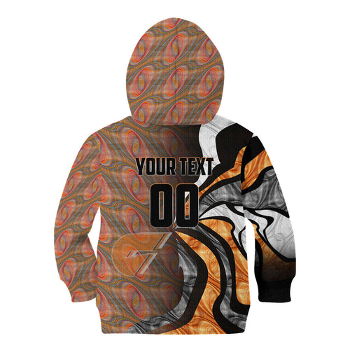 Personalised Greater Western Sydney Giants Kid Hoodie Trippy Psychedelic Abstract Art Mascot Football Fans