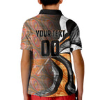 Personalised Greater Western Sydney Giants Kid Polo Shirt Trippy Psychedelic Abstract Art Mascot Football Fans