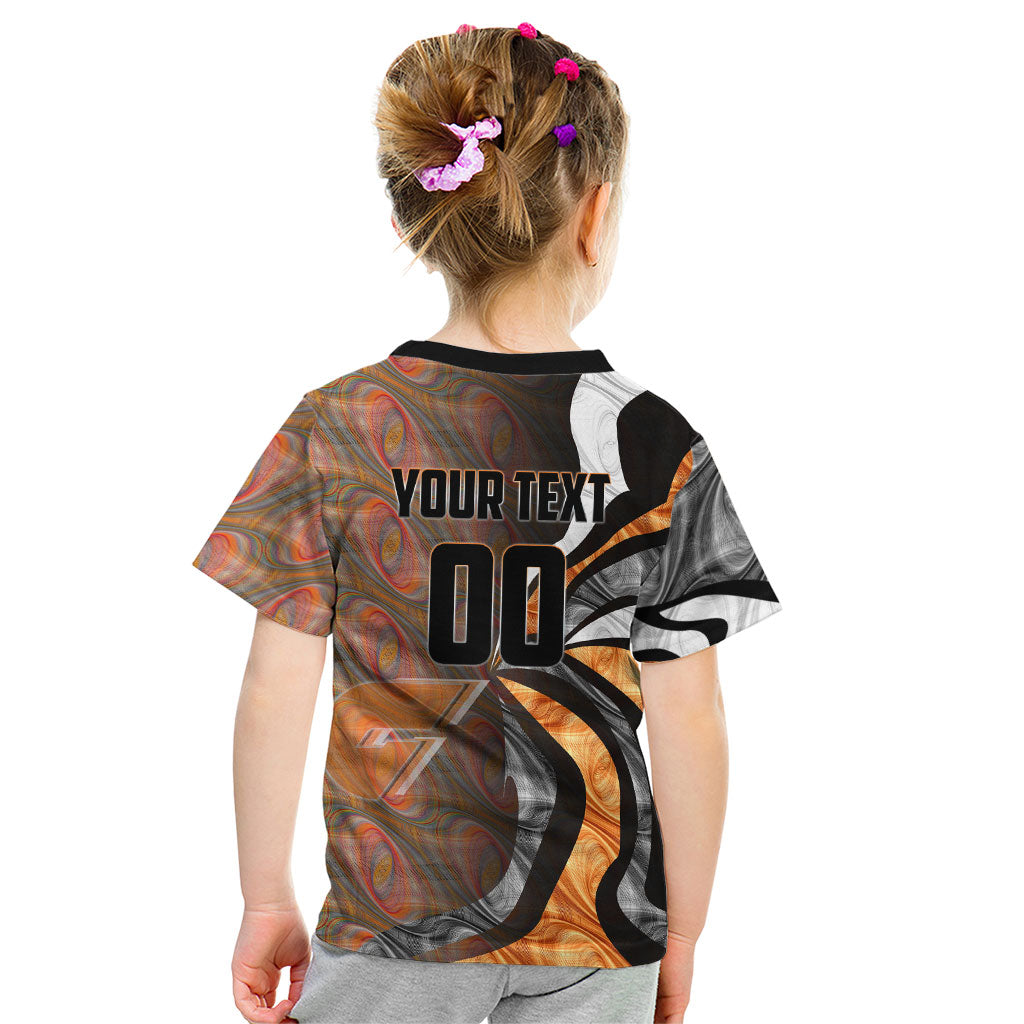 Personalised Greater Western Sydney Giants Kid T Shirt Trippy Psychedelic Abstract Art Mascot Football Fans