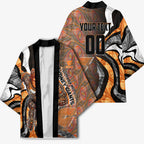 Personalised Greater Western Sydney Giants Kimono Trippy Psychedelic Abstract Art Mascot Football Fans
