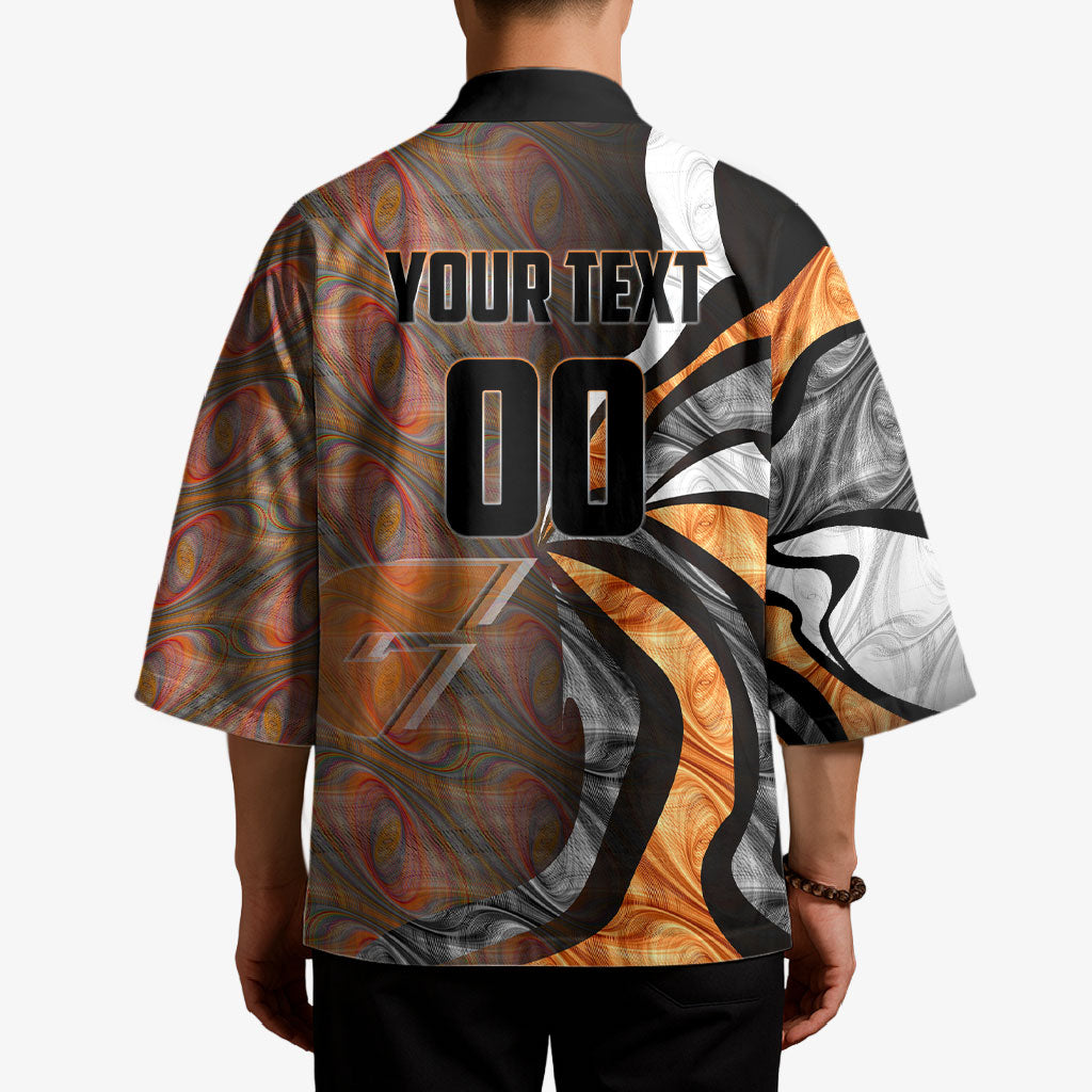 Personalised Greater Western Sydney Giants Kimono Trippy Psychedelic Abstract Art Mascot Football Fans