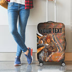 Personalised Greater Western Sydney Giants Luggage Cover Trippy Psychedelic Abstract Art Mascot Football Fans