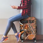 Personalised Greater Western Sydney Giants Luggage Cover Trippy Psychedelic Abstract Art Mascot Football Fans