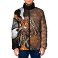 Personalised Greater Western Sydney Giants Padded Jacket Trippy Psychedelic Abstract Art Mascot Football Fans