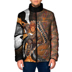 Personalised Greater Western Sydney Giants Padded Jacket Trippy Psychedelic Abstract Art Mascot Football Fans