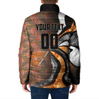 Personalised Greater Western Sydney Giants Padded Jacket Trippy Psychedelic Abstract Art Mascot Football Fans