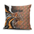 Personalised Greater Western Sydney Giants Pillow Cover Trippy Psychedelic Abstract Art Mascot Football Fans