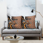 Personalised Greater Western Sydney Giants Pillow Cover Trippy Psychedelic Abstract Art Mascot Football Fans