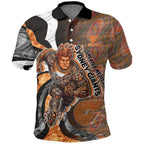 Personalised Greater Western Sydney Giants Polo Shirt Trippy Psychedelic Abstract Art Mascot Football Fans