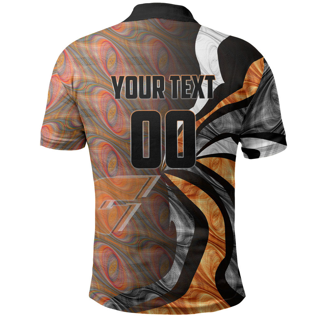 Personalised Greater Western Sydney Giants Polo Shirt Trippy Psychedelic Abstract Art Mascot Football Fans
