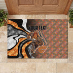 Personalised Greater Western Sydney Giants Rubber Doormat Trippy Psychedelic Abstract Art Mascot Football Fans