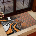 Personalised Greater Western Sydney Giants Rubber Doormat Trippy Psychedelic Abstract Art Mascot Football Fans