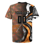 Personalised Greater Western Sydney Giants Rugby Jersey Trippy Psychedelic Abstract Art Mascot Football Fans