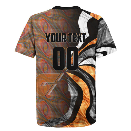 Personalised Greater Western Sydney Giants Rugby Jersey Trippy Psychedelic Abstract Art Mascot Football Fans