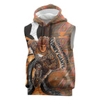 Personalised Greater Western Sydney Giants Sleeveless Hoodie Trippy Psychedelic Abstract Art Mascot Football Fans