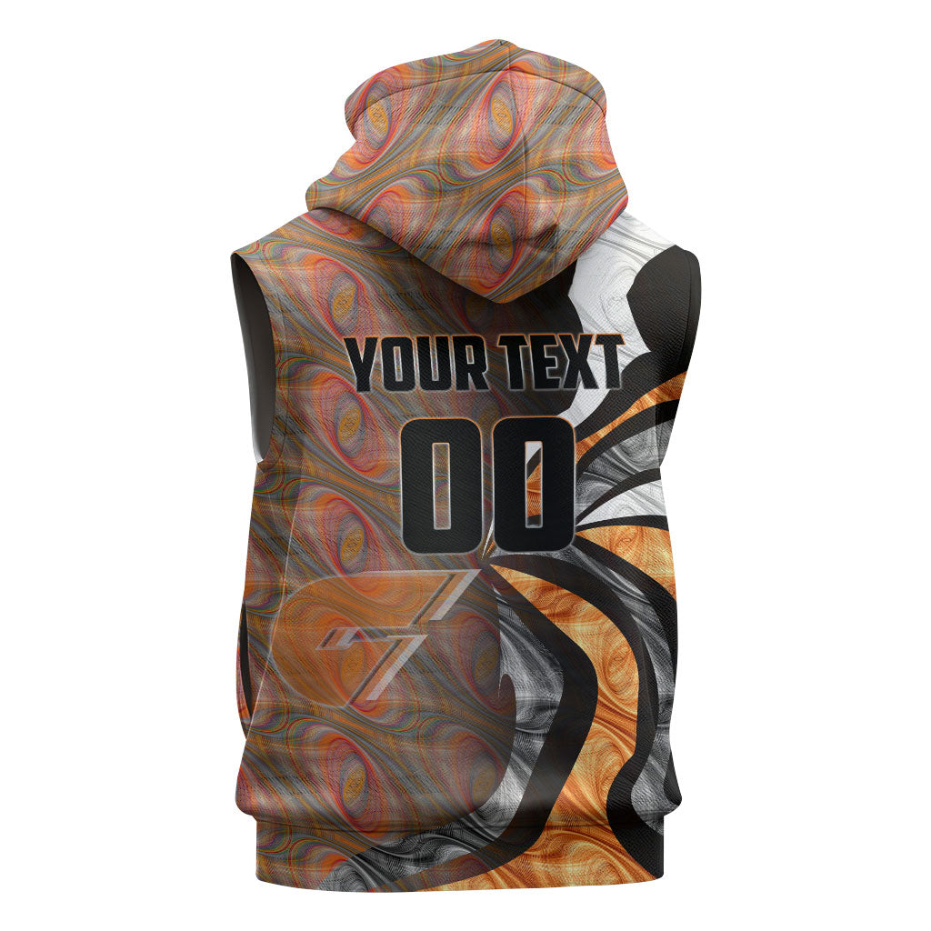 Personalised Greater Western Sydney Giants Sleeveless Hoodie Trippy Psychedelic Abstract Art Mascot Football Fans