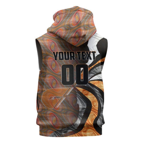 Personalised Greater Western Sydney Giants Sleeveless Hoodie Trippy Psychedelic Abstract Art Mascot Football Fans