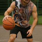 Personalised Greater Western Sydney Giants Sleeveless Hoodie Trippy Psychedelic Abstract Art Mascot Football Fans
