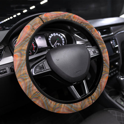 Greater Western Sydney Giants Steering Wheel Cover Trippy Psychedelic Abstract Art Mascot Football Fans