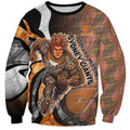 Personalised Greater Western Sydney Giants Sweatshirt Trippy Psychedelic Abstract Art Mascot Football Fans