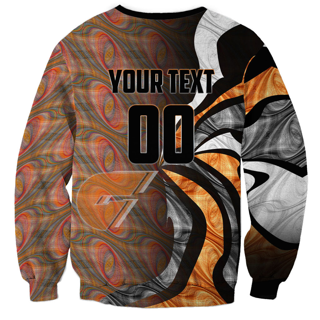 Personalised Greater Western Sydney Giants Sweatshirt Trippy Psychedelic Abstract Art Mascot Football Fans